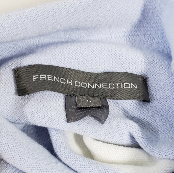 French Connection 3/4 Sleeve Cozy Stripped Sweater - Picture 4 of 7